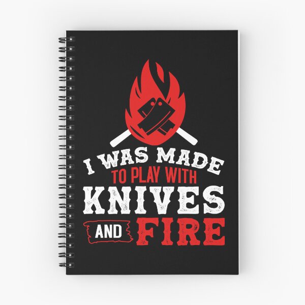 Item preview, Chef - I Was Made To Play With Knives And Fire designed and sold by SunsetGloww.