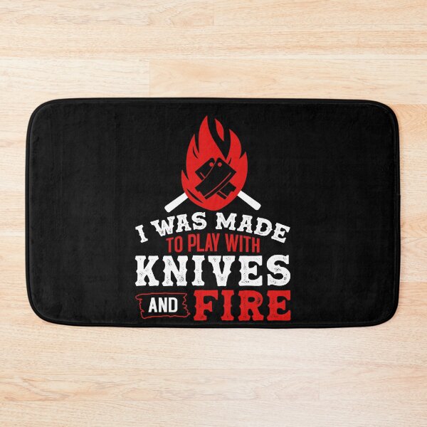 Item preview, Chef - I Was Made To Play With Knives And Fire designed and sold by SunsetGloww.