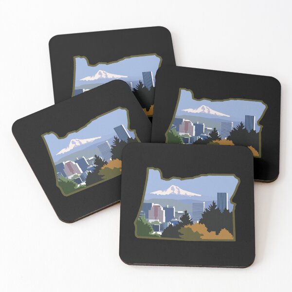 Item preview, Oregon State Portland Skyline Sticker designed and sold by contawana1s.