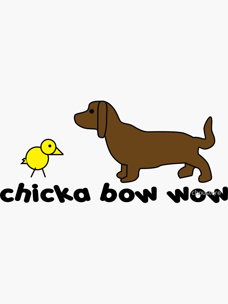 Thumbnail 3 of 3, Sticker, Chika bow wow designed and sold by choustore.