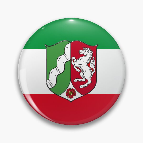 Item preview, NORTH RHINE-WESTPHALIA State Flag Gifts, Masks, Stickers & Products (GF) designed and sold by mpodger.