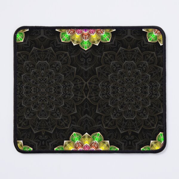Item preview, Colourful and golden mandala designed and sold by AddsAesthetics.