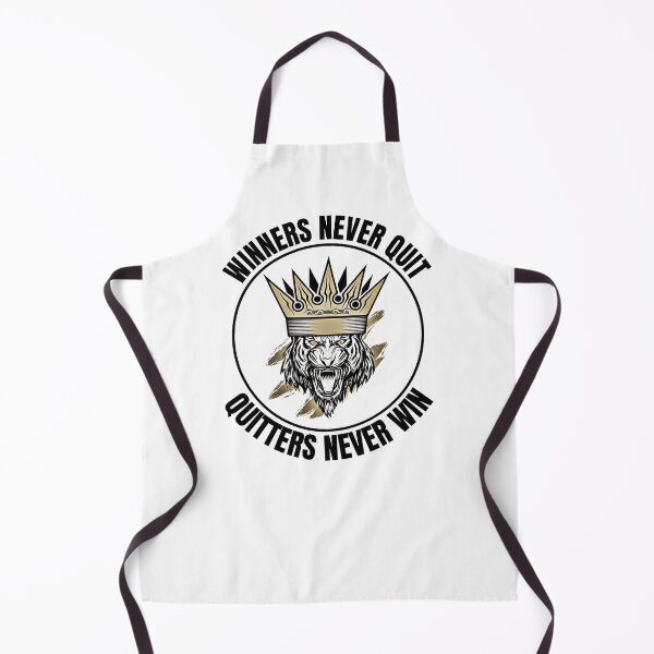 Item preview, Motivational Quote - Winners Never Quit, Quitters Never Win White designed and sold by hiunlimit.