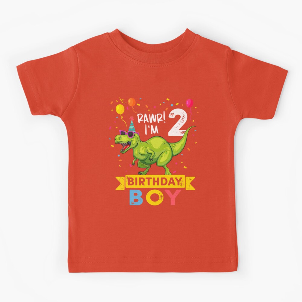  Kids 2nd Birthday Boys Fishing T-Shirt Fish 2 Year Old