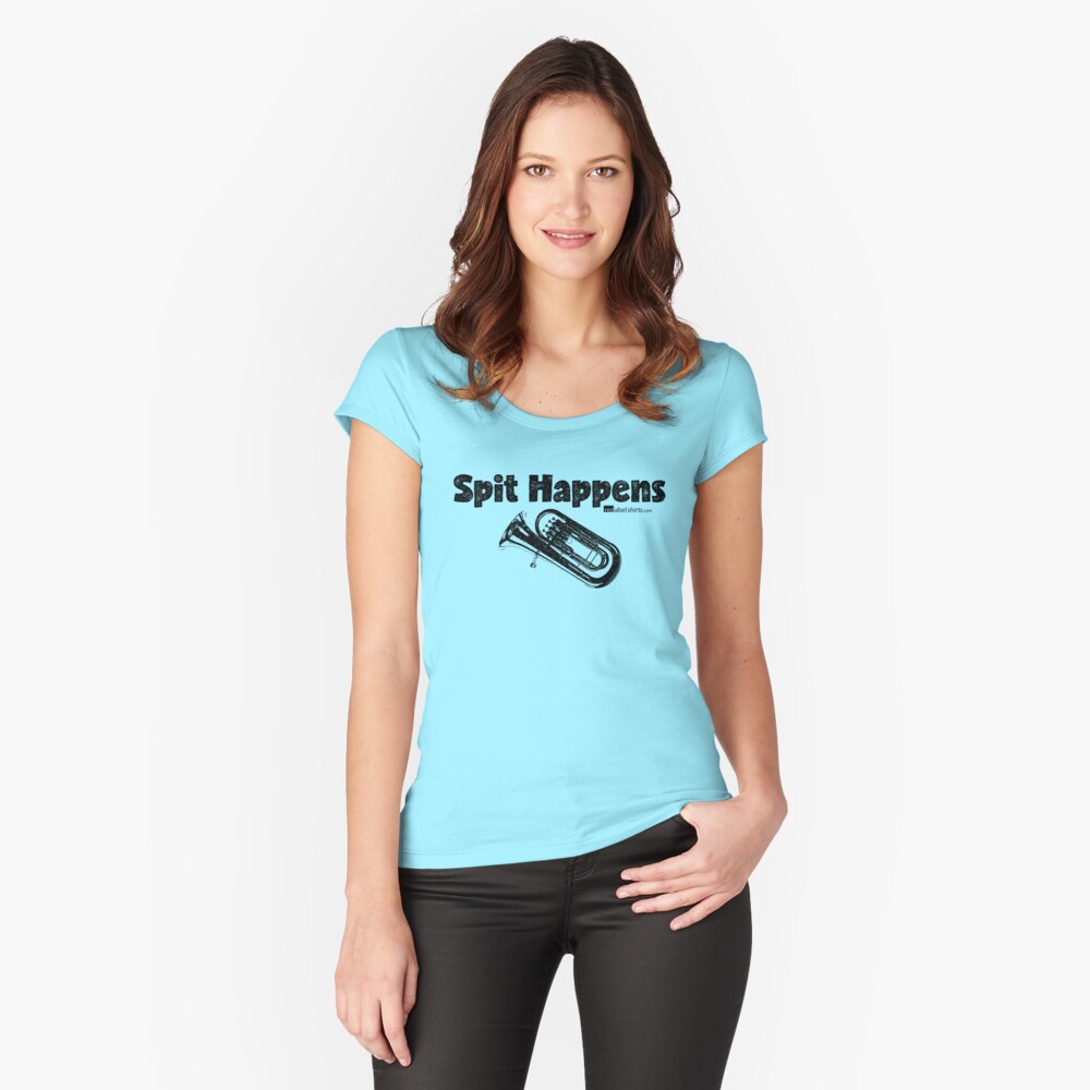 Item preview, Fitted Scoop T-Shirt designed and sold by RedLabelShirts.
