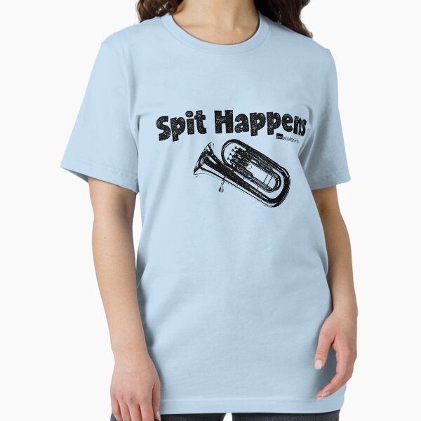 Spit Happens - Tuba (Black Lettering) Essential T-Shirt