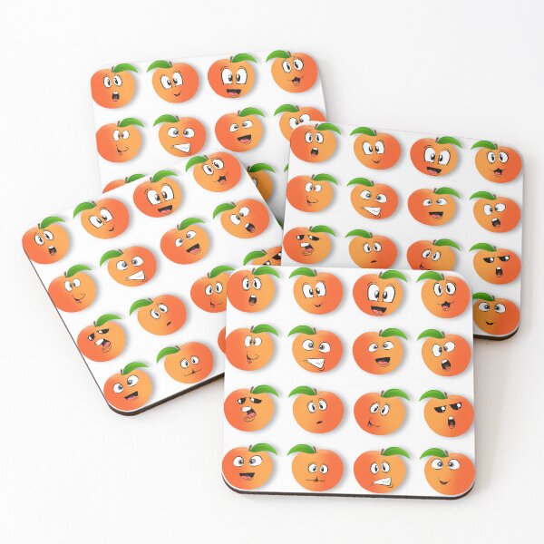 Item preview, Cute Peach expressions designed and sold by TipTopTapo.