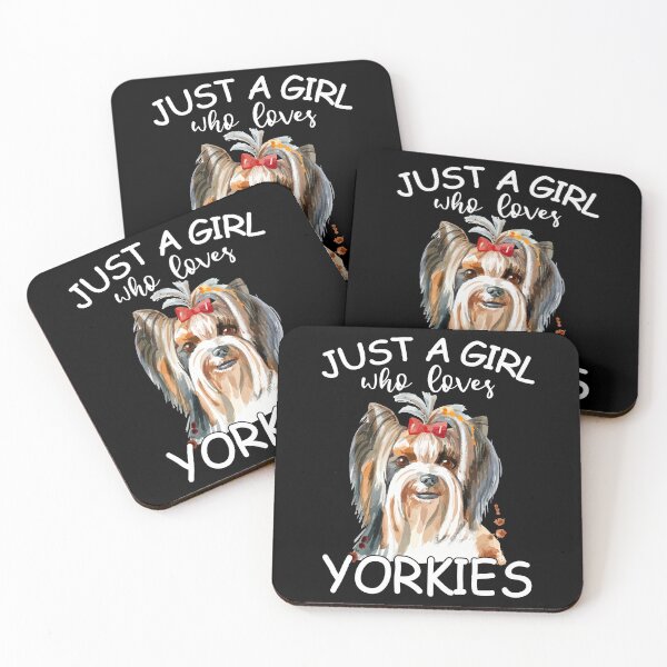 Item preview, Just A Girl Who Loves Yorkie designed and sold by SunsetGloww.