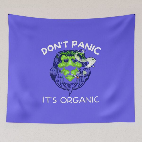 Item preview, Don't Panic It's Organic, Marijuana, Cannabis, Bong, thc, Ganja, Weed, Funny Smoker  designed and sold by BestDesignbySof.