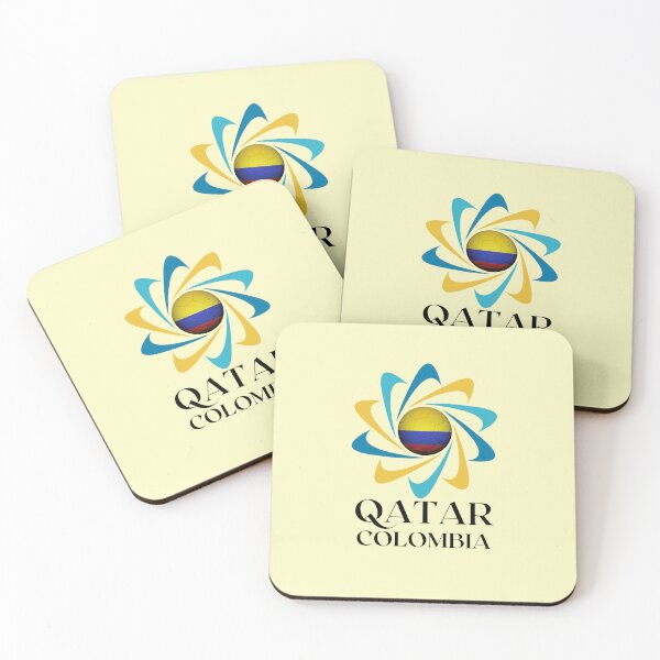 Item preview, Qatar Football soccer team Colombia  designed and sold by DesignsbyMona.
