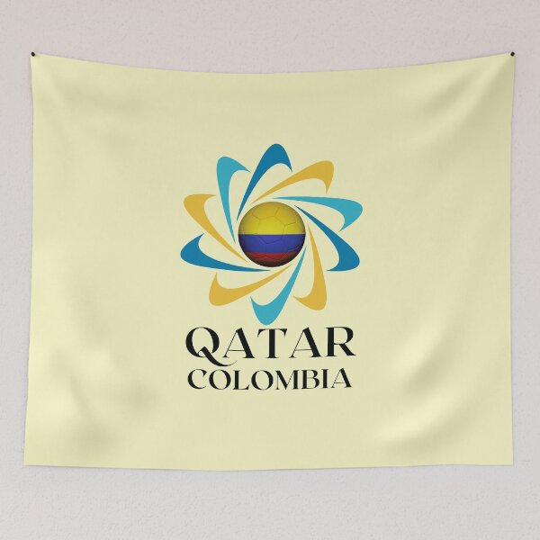 Item preview, Qatar Football soccer team Colombia  designed and sold by DesignsbyMona.