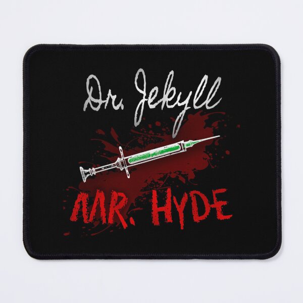 Item preview, Dr Jekyll And Mr Hyde Syringe Design On Bloodspatter Classic T-Shirt designed and sold by donnielnah.