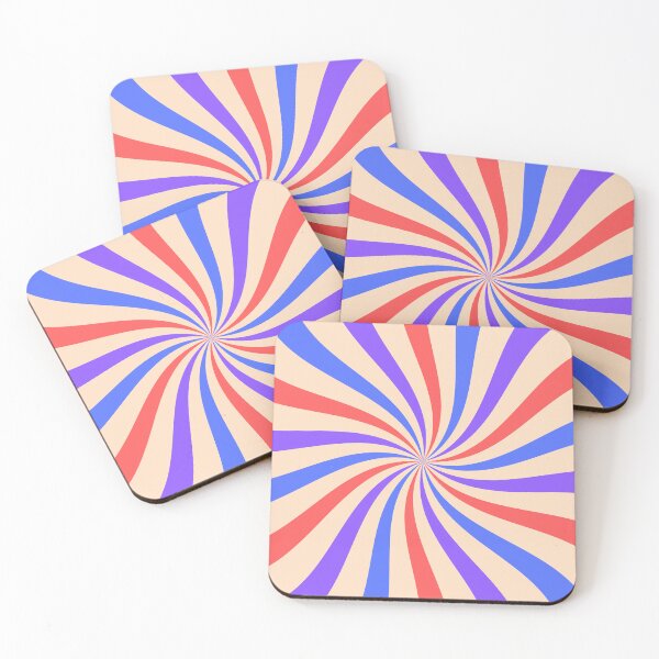 Item preview, groovy swirl pattern designed and sold by stickers-packs.