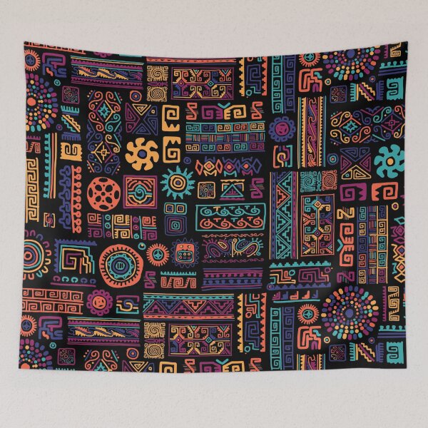 Item preview, Ethnic handmade ornament colorful designed and sold by Kudryashka.