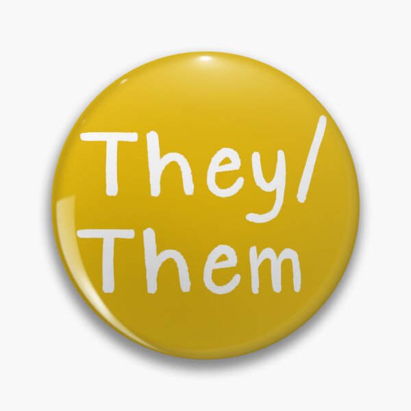 Item preview, Yellow They/Them (White Text) designed and sold by Smoltsuki.