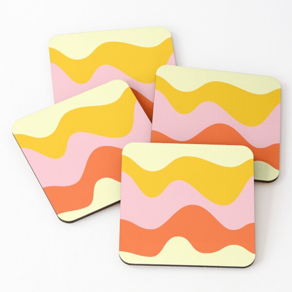 Item preview, groovy waves pattern designed and sold by stickers-packs.
