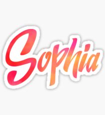 Sophia Name Stickers | Redbubble