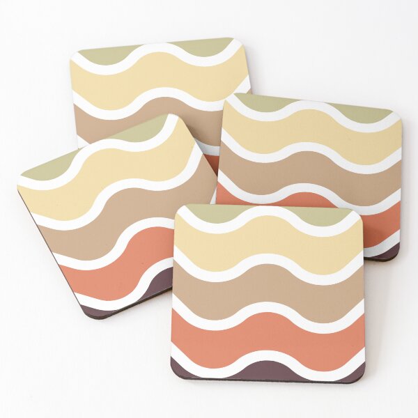 Item preview, groovy waves pattern designed and sold by stickers-packs.