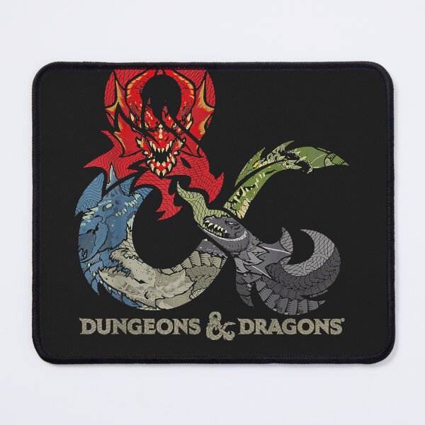 Item preview, Dungeons & dragons dragon ampersand logo designed and sold by ca7elinda.