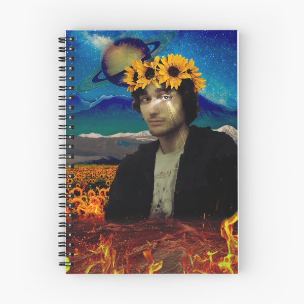 Item preview, Sunflowers and Fire designed and sold by Kabbage Huck Kara.