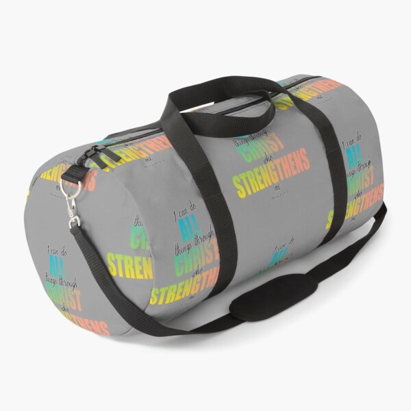 Artikelvorschau, Ich kann alles tun, Phillipians 4:13, auf Weiß entworfen und verkauft von AbideApparel.