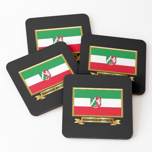 Item preview, NORTH RHINE-WESTPHALIA State Flag Gifts, Masks, Stickers & Products (N) designed and sold by mpodger.