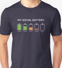 Funny Introvert Humor Slim Fit T-Shirt