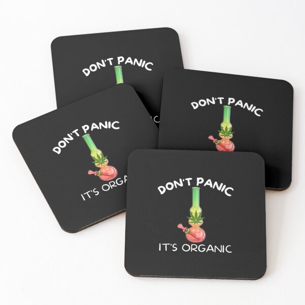 Item preview, Don't Panic It's Organic, Marijuana, Cannabis, Bong, thc, Ganja, Weed, Funny Smoker  designed and sold by BestDesignbySof.