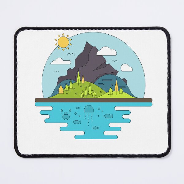 Item preview, Flat Island  designed and sold by shoping11228.