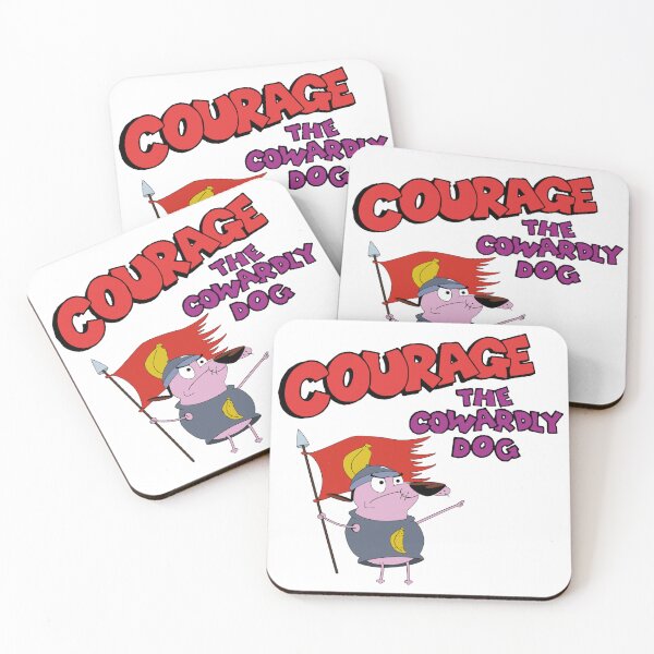 Item preview, Courage the dog designed and sold by KYUBE.