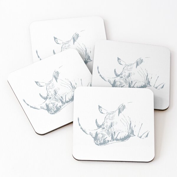 Item preview, Rhino portrait designed and sold by bokasin.