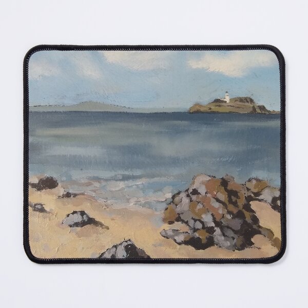 Item preview, Fidra Bay by Edinburgh Artist Tess Dunlop https://edinburghartist.gallery designed and sold by Tracey Pacitti.