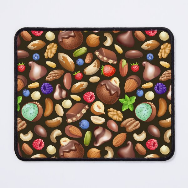 Item preview, Chocolate, Fruit and Nuts Pattern designed and sold by Alicia Chee.