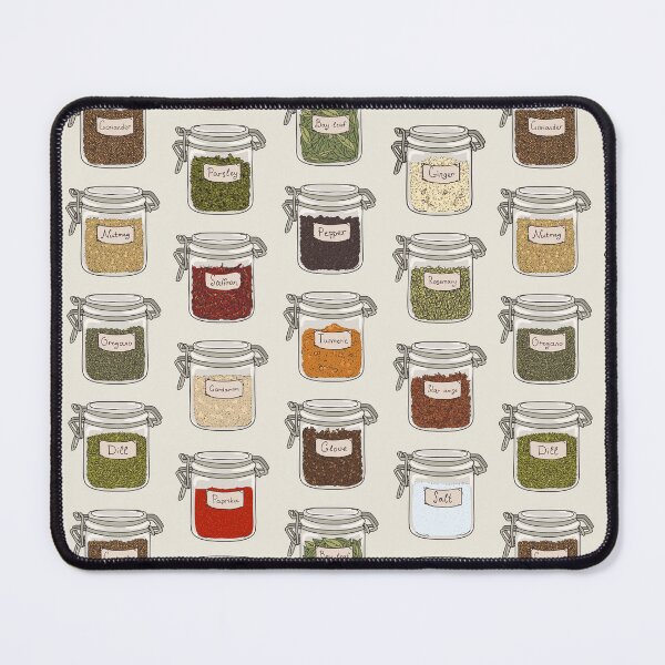 Item preview, Spices and Herbs Pattern designed and sold by Alicia Chee.