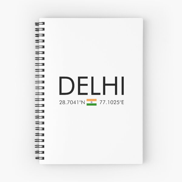 Item preview, India - Delhi City Coordinates designed and sold by n0madd.