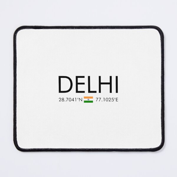 Item preview, India - Delhi City Coordinates designed and sold by n0madd.