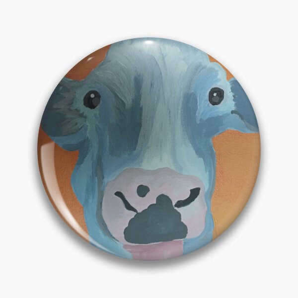 Item preview, Beautiful Blue Farm Sanctuary Cow designed and sold by PawsWithCause.