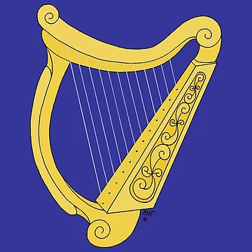 Artwork thumbnail, Irish Harp by Azure Lion Productions