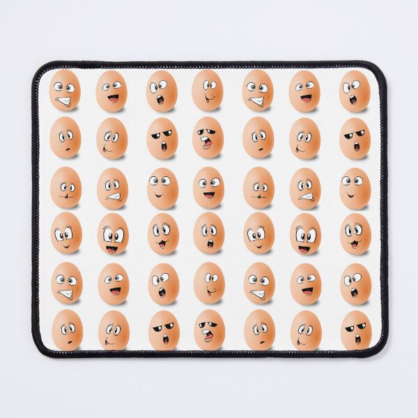Item preview, Cute boiled Eggs expressions designed and sold by TipTopTapo.
