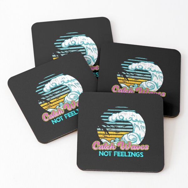 Item preview, Retro Catch Waves not Feelings - SURF VACATION designed and sold by omgsavariya.
