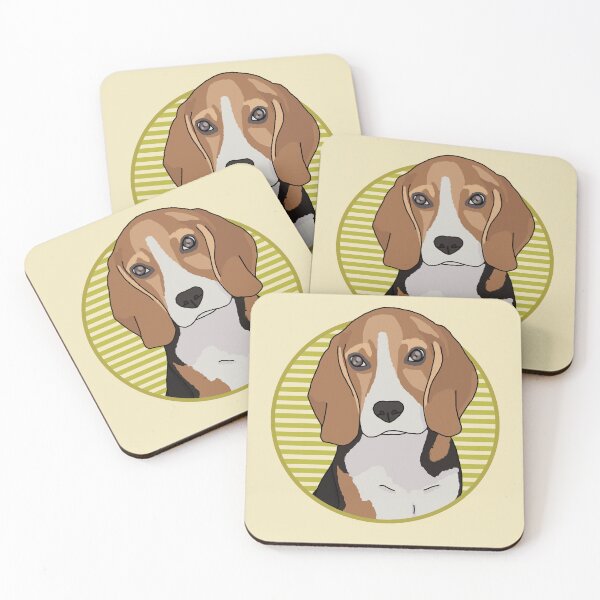 Item preview, Copy of Beagle dog w/ Yellow stripped circle designed and sold by AdoptNFTPets.