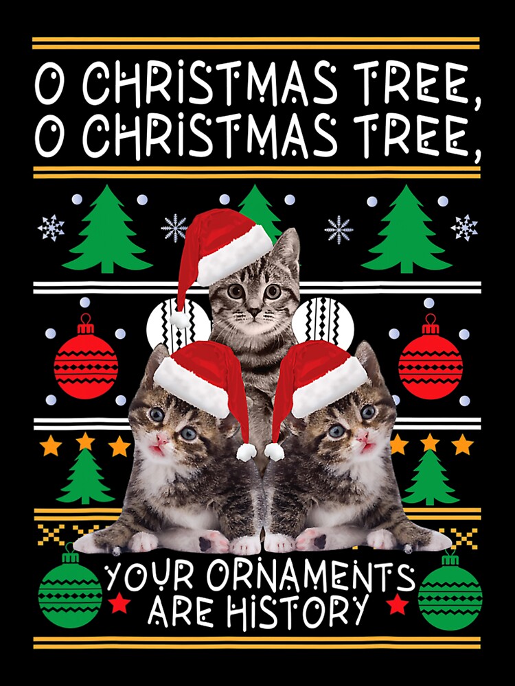 Cats Christmas Shirt Funny Ornaments Pajama Family Gift Tee T-Shirt Cats Christmas Shirt Funny Ornaments Pajama Family Gift Tee T-Shirt