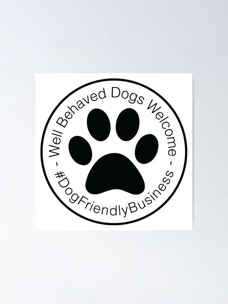 Dog welcome sign paw print welcome sign sign for dog lovers 