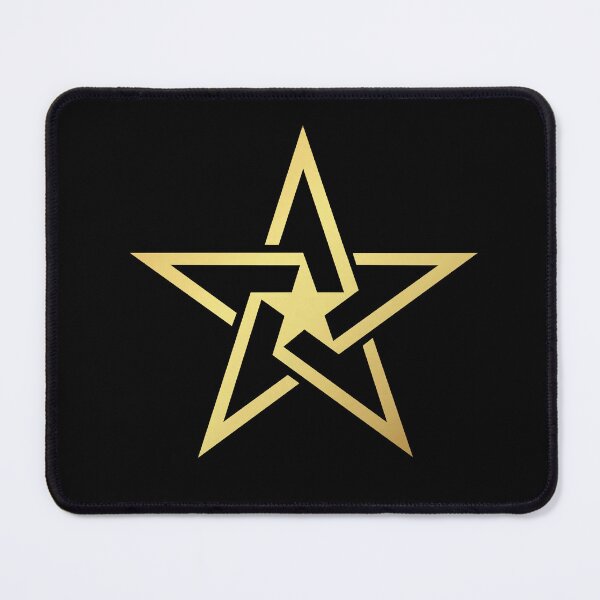 Item preview, gold geometric star designed and sold by sami123456.