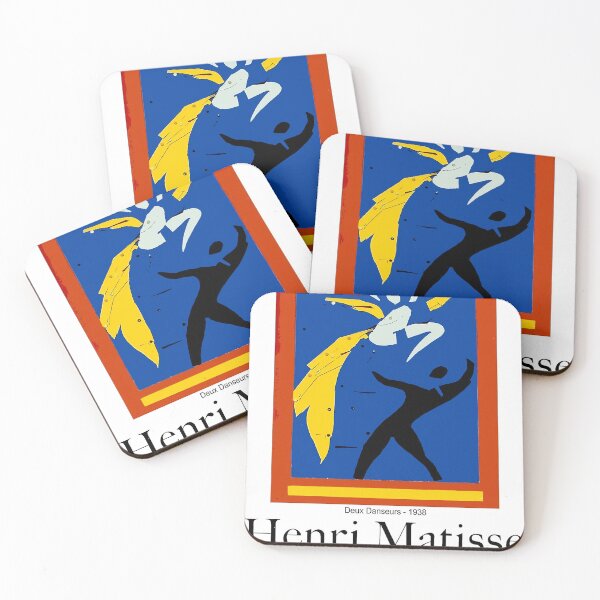 Item preview, Vintage 1938 Matisse Deux Danseurs Exhibit Advertising Print designed and sold by Linda Hauck.