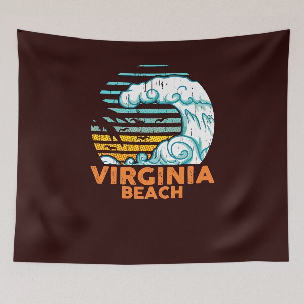 Item preview, Retro Virginia Beach - SURF VACATION designed and sold by omgsavariya.