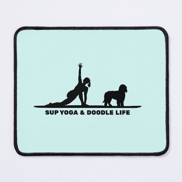 Item preview, SUP Yoga & Goldendoodle Life Paddleboarding Dog Mom designed and sold by Guarddogdrive.