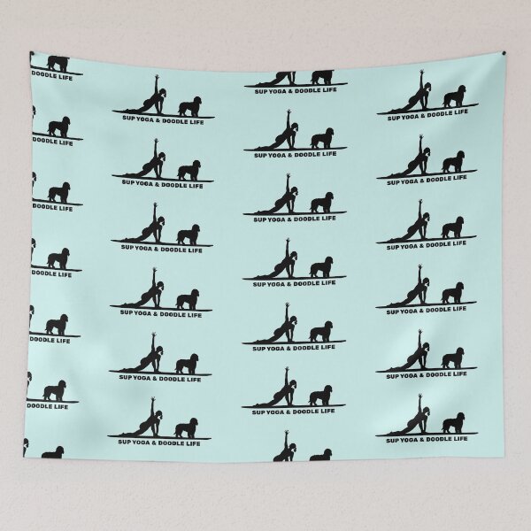 Item preview, SUP Yoga & Goldendoodle Life Paddleboarding Dog Mom designed and sold by Guarddogdrive.