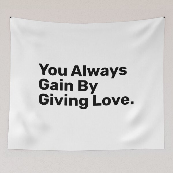 Item preview, You Always Gain By Giving love designed and sold by BopleDesigns.
