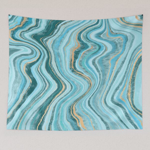 Item preview, Soft Blue Marble Stone Slab Texture 68  designed and sold by aprajoos.